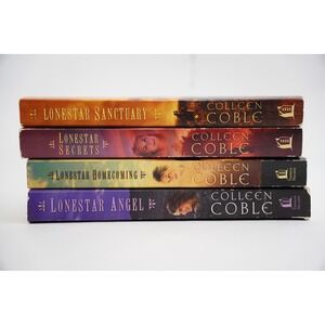 4 Book Lot Colleen Coble Lonestar Series Secrets, Homecoming, Angel, Sanctuary